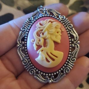 Rockabilly cameo jewelry skull punk alternative